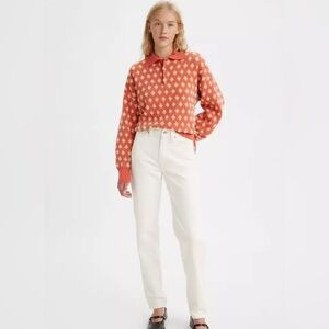Levi’s 80s Mom Jean in ‘Snowing in LA’ White